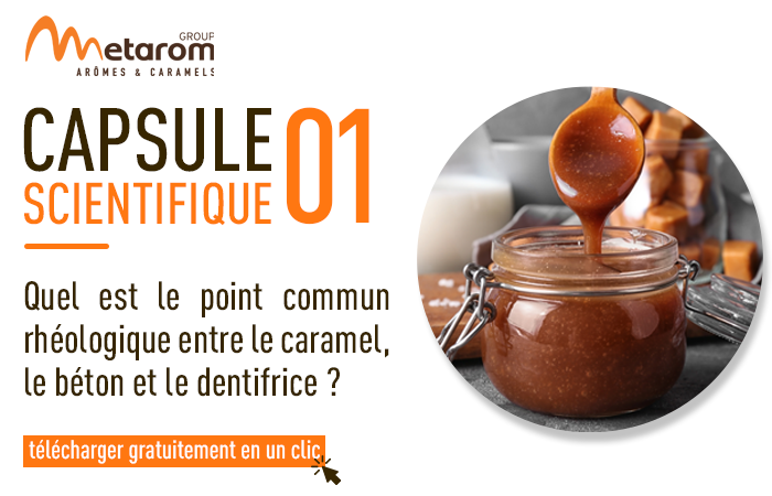 visuel reprenant le titre de l'article et une photo d'un pot de caramel